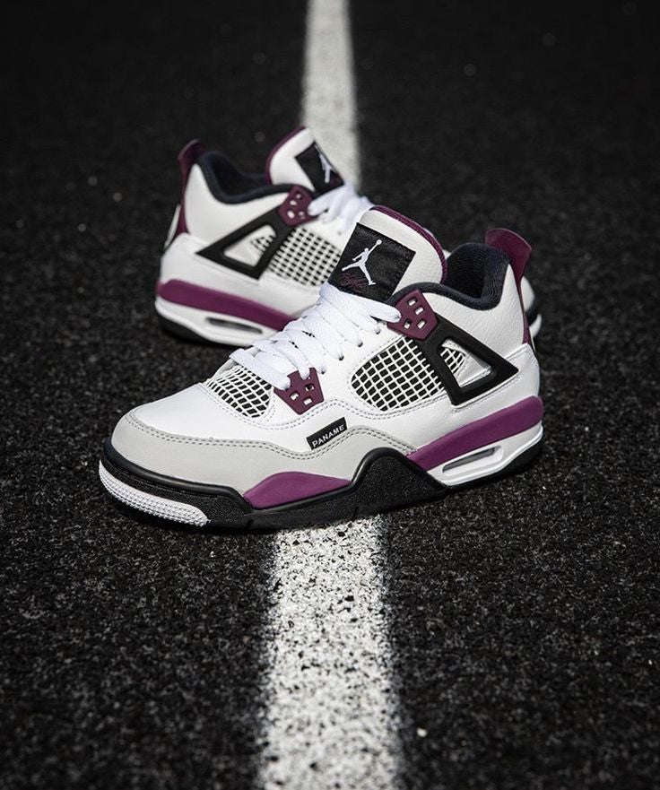 Jordan 4 White & Purple