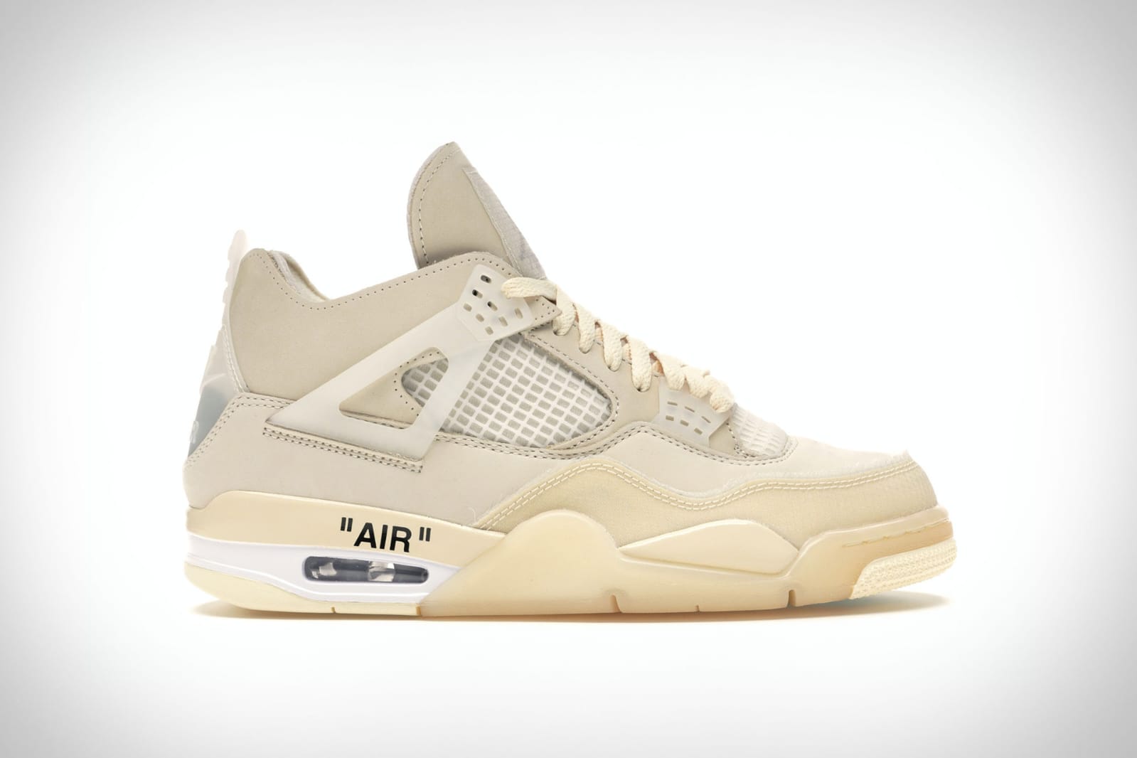 NIKE AIR JORDAN 4 RETRO X OFF - WHITE "SAIL" SNEAKER