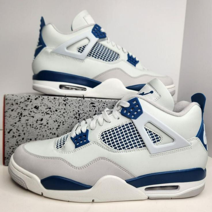 Jordan 4  White & Blue
