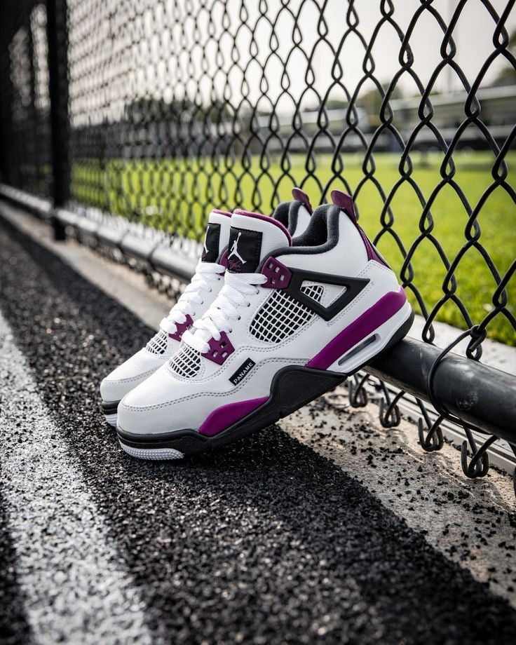 Jordan 4 White & Purple