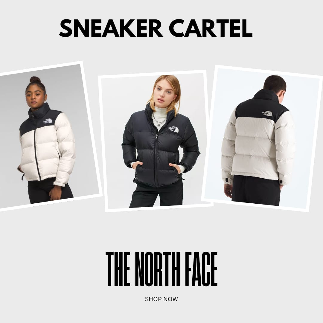 THE NORTH FACE JACKET CREAM & BLACK